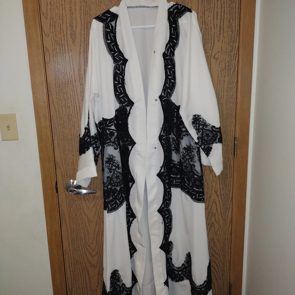 Muslim Women lace open front